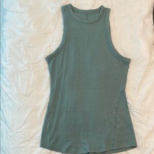 Lululemon Athletica Green Fitted Sleeveless Tank Top